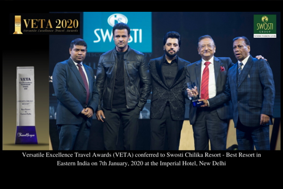 Best Resort in Eastern India Award by VETA 2020